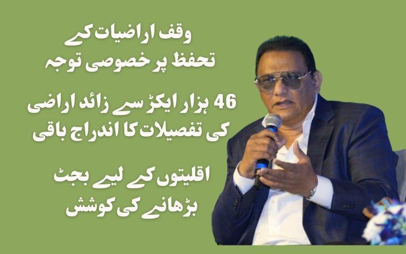  وقف املاک کا تحفظ اولین ترجیح۔ وقف ڈیجیٹائزیشن پراظہرالدین کااَپ ڈیٹ